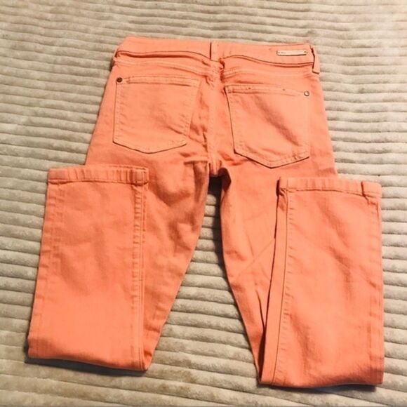 Pilcro and the Letterpress Slim Ankle Jean Apricot 28 - Picture 2 of 6